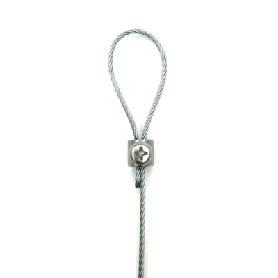 Phillips Screws Wire Rope Small grampeia apertos da corda de fio cabografa a suspensão de aço do fio do prendedor
