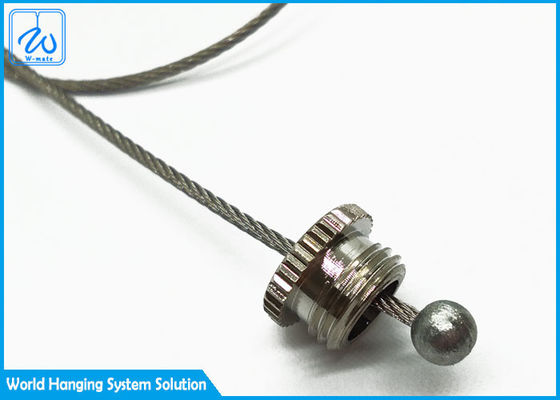 A suspensão clara Kit Wire Rope Stainless And ajusta o prendedor do cabo